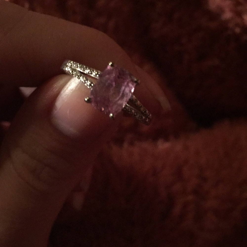 Pink sapphire ring - Picture 3 of 3